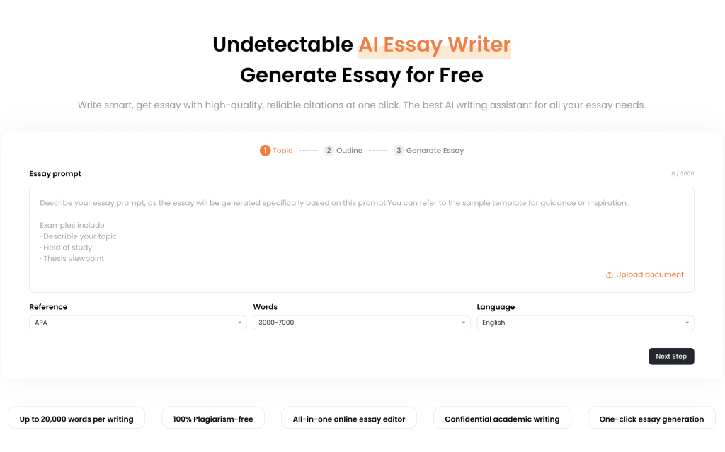 Oreate AI Essay Writer Guide 01