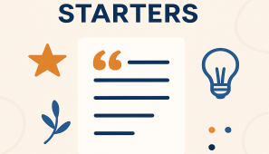 How to Use Sentence Starters for Essays: Tips and Examples