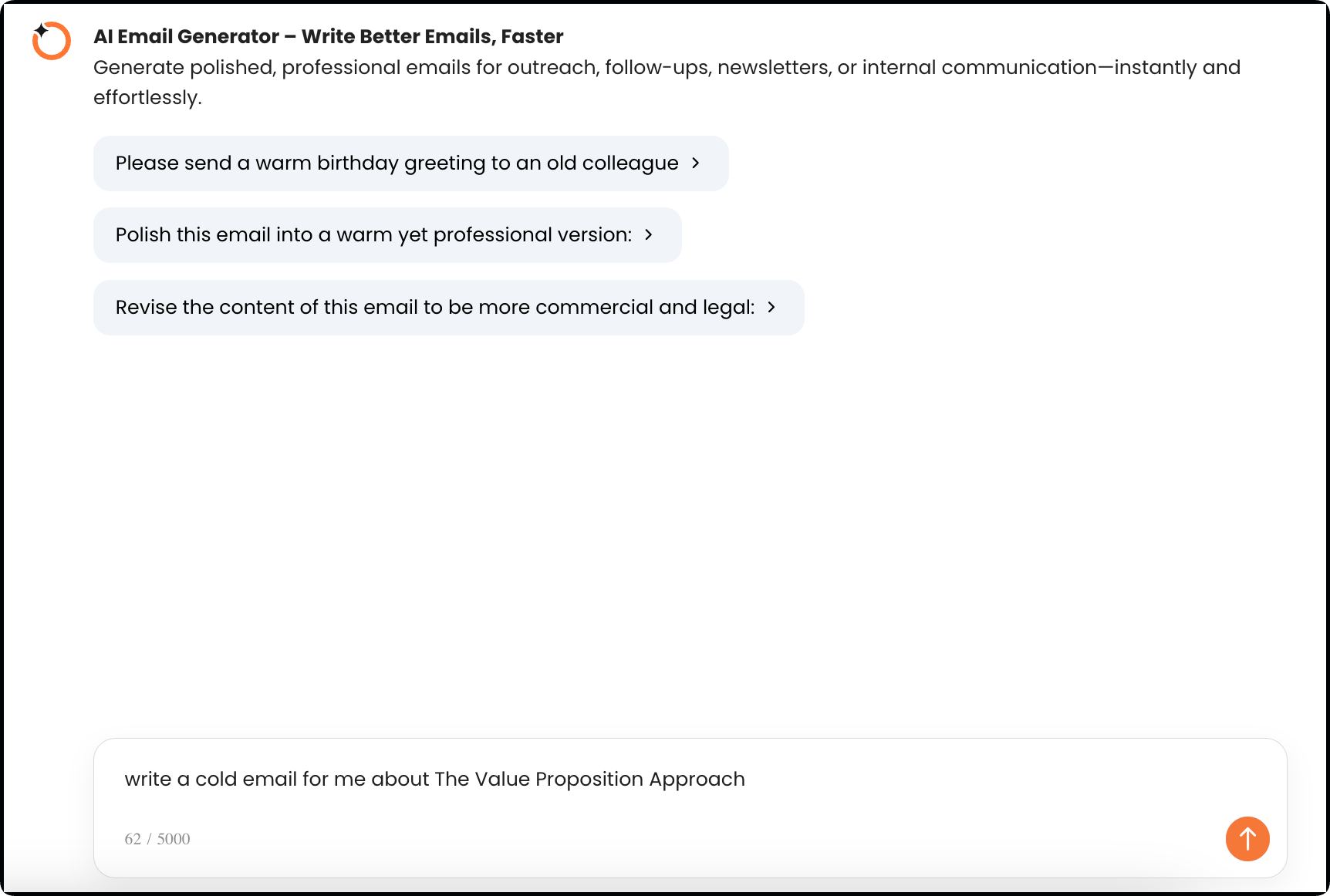 05 cold email template