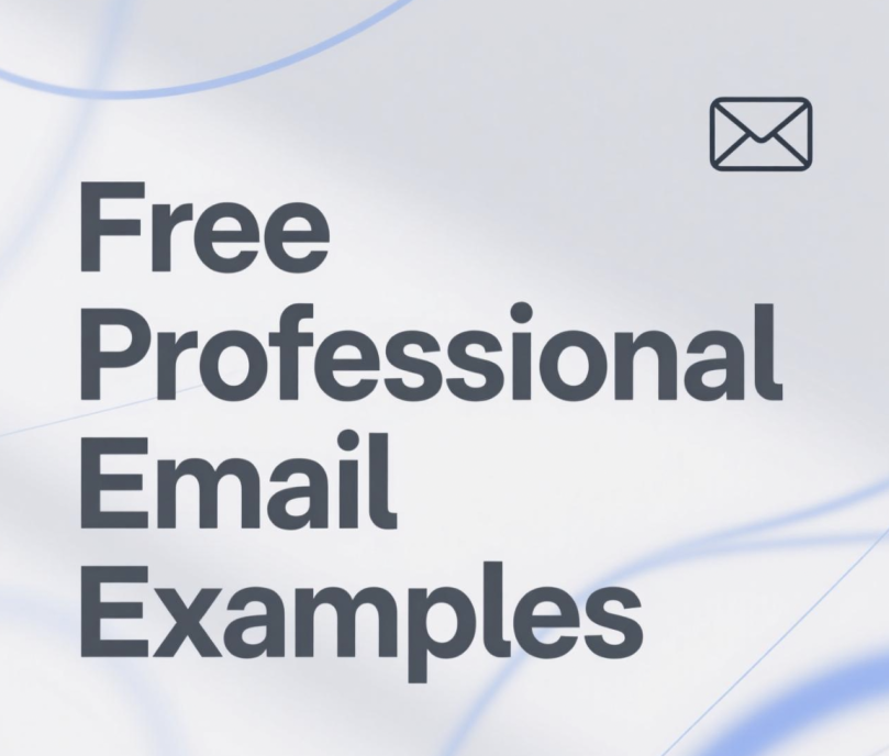 Free Professional Email Examples