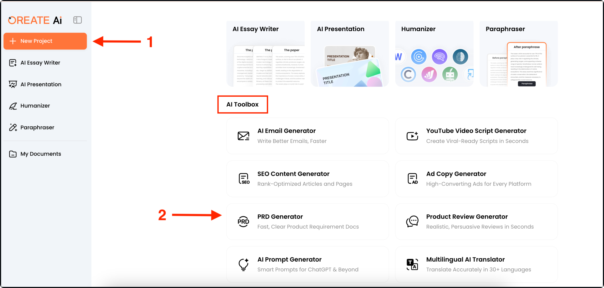 06 PRD generator