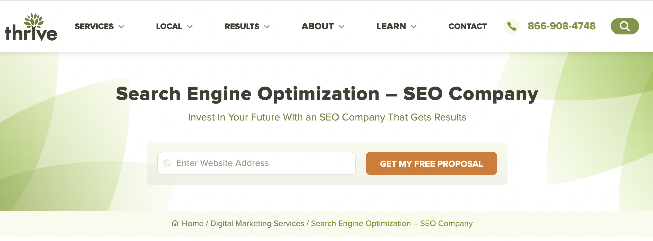 On-page SEO Service - Thrive