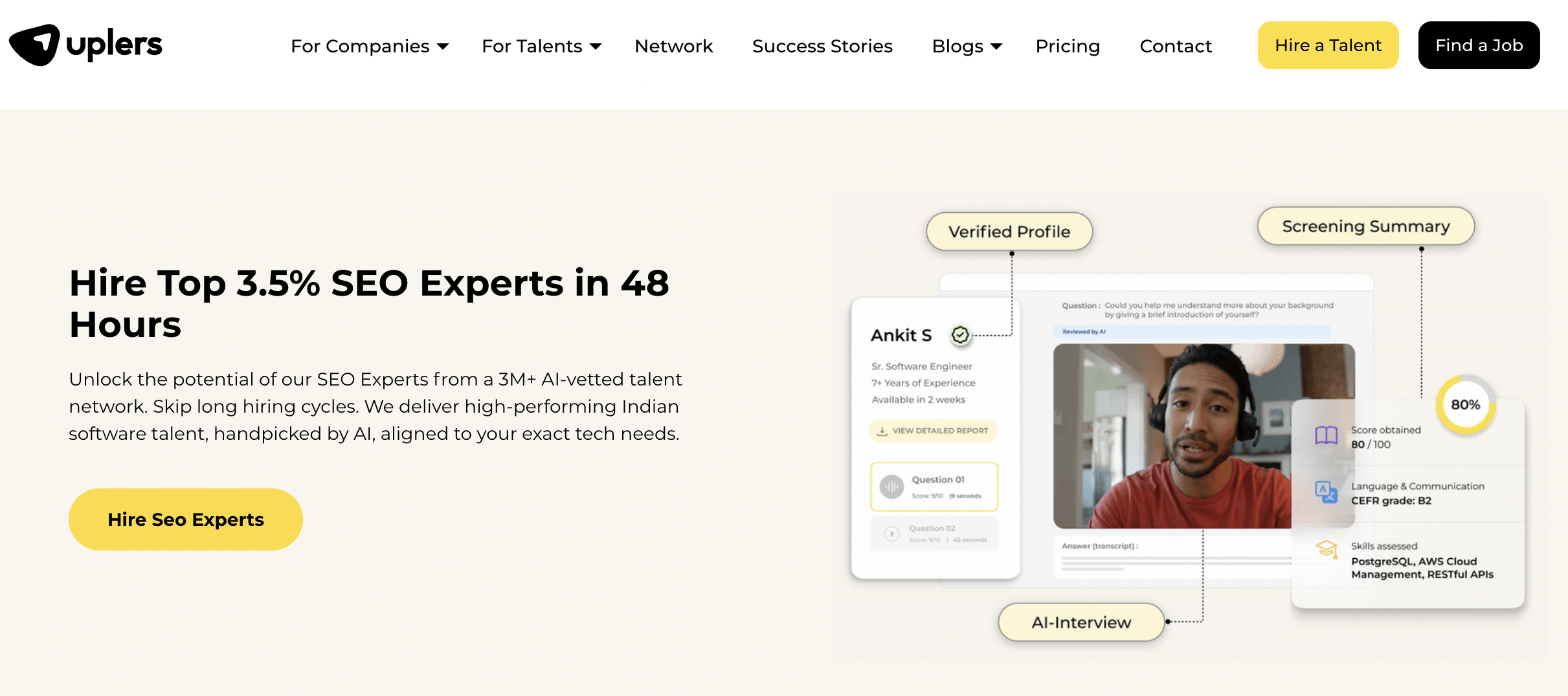 On-page SEO Service - Uplers