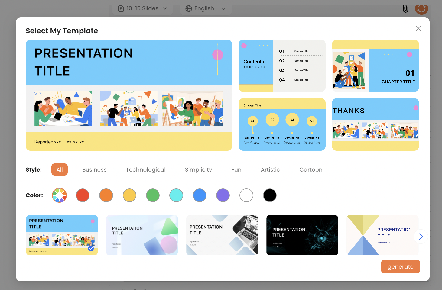 Using Oreate AI to create your PPT 02