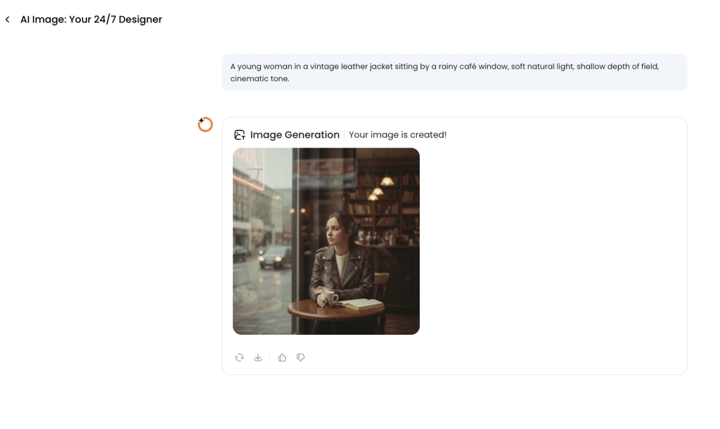 Oreate Image to Image AI Step 2
