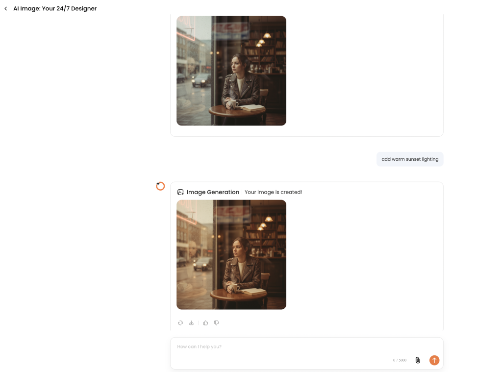 Oreate Image to Image AI Step 3
