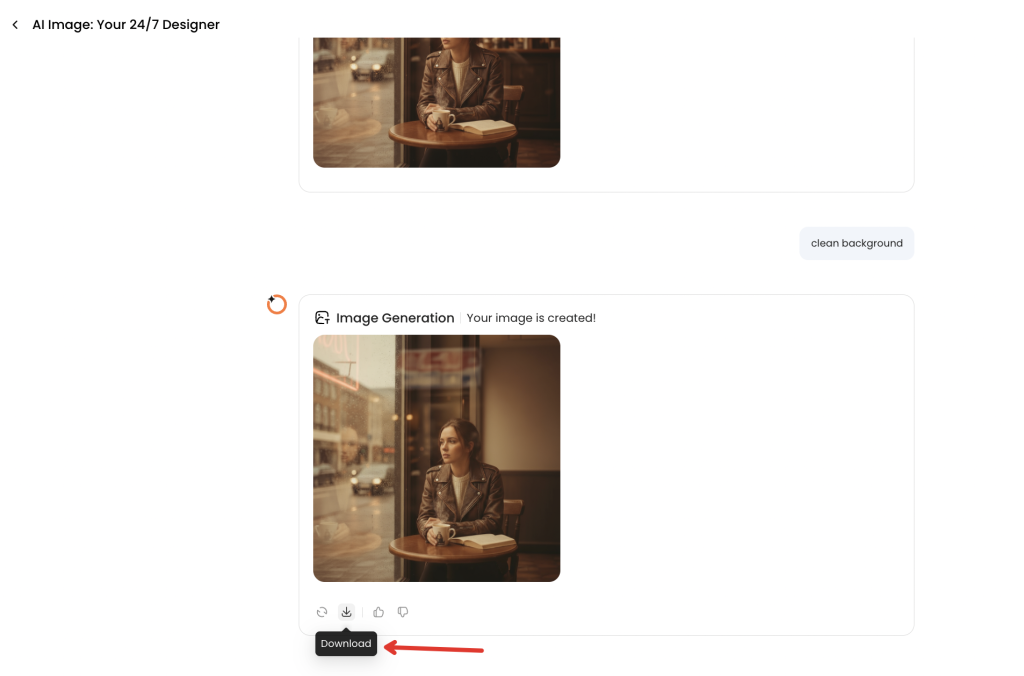 Oreate Image to Image AI Step 4