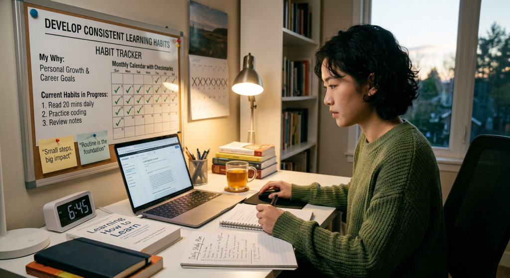 Study Tips for Self-Improvement: Develop Consistent Learning Habits