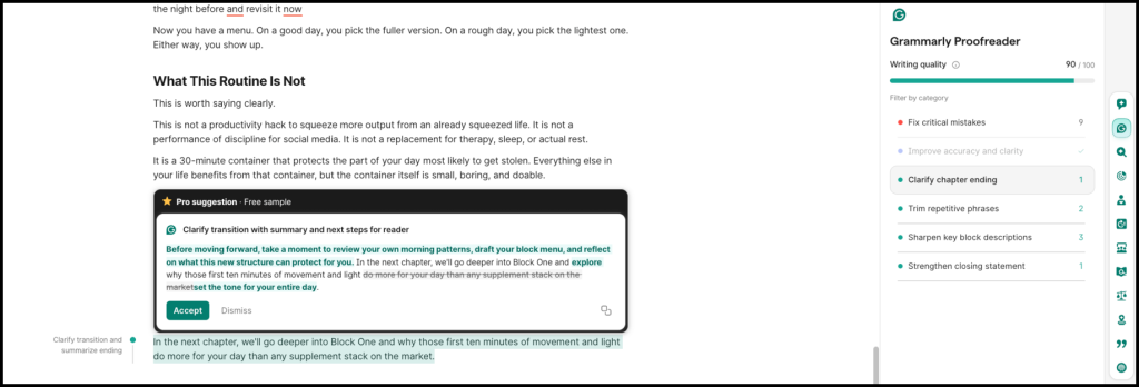How to Use Grammarly AI (Step-by-Step): Step Six-1