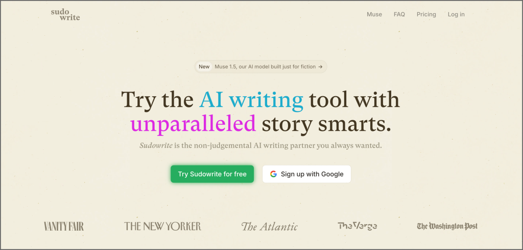 Popular AI Tools That Help Write Books: Sudowrite