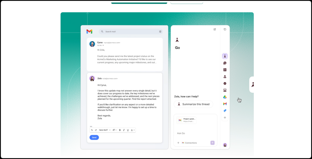 Key Features of Grammarly: GrammarlyGO (Generative AI)