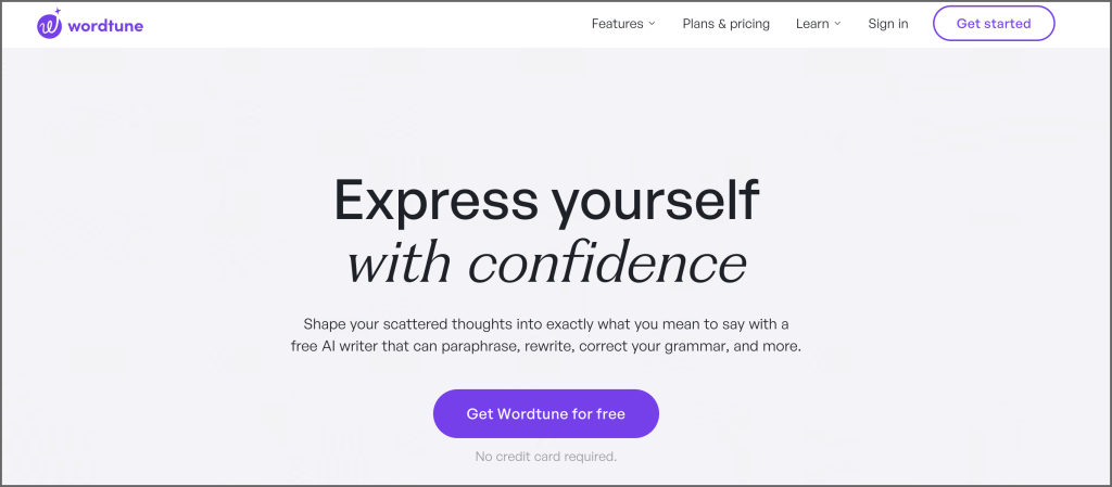 Paraphrasing Tools Recommended: Wordtune