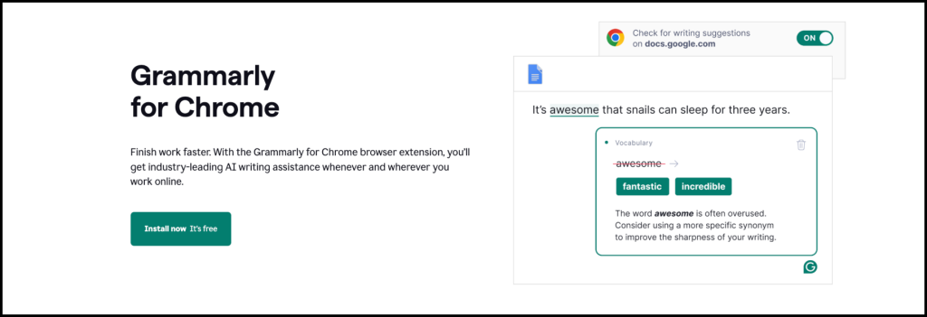 How to Use Grammarly AI (Step-by-Step): Step Two