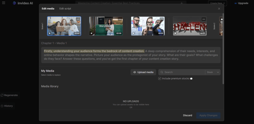 Can ChatGPT create videos Step 8
