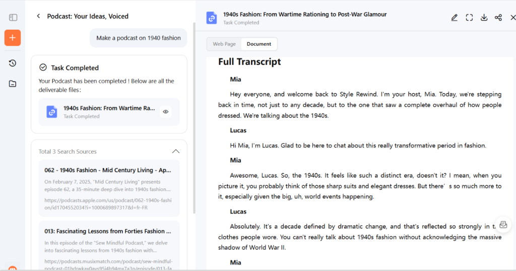How to Generate Your Podcast - Step two