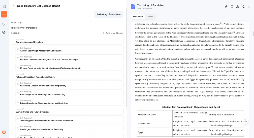 Oreate AI - Deep Research