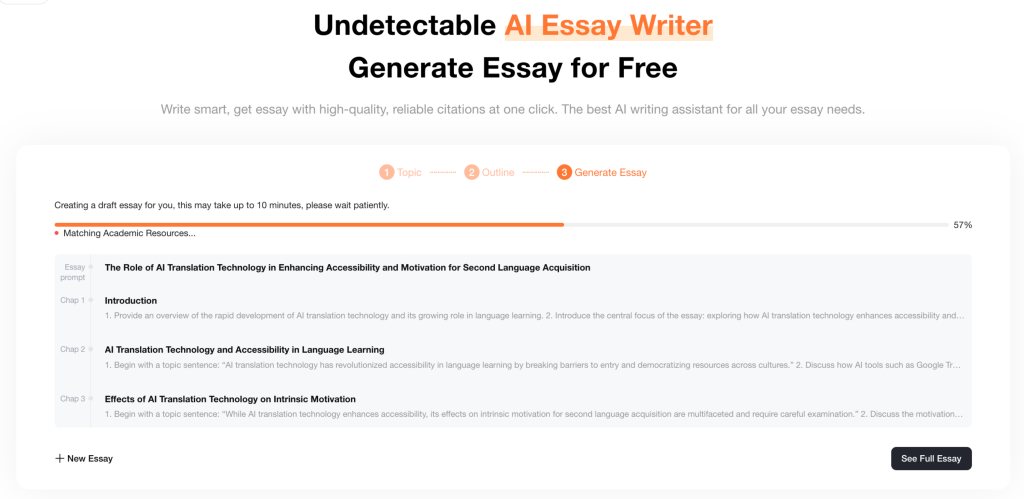 Oreate AI - Essay Writer