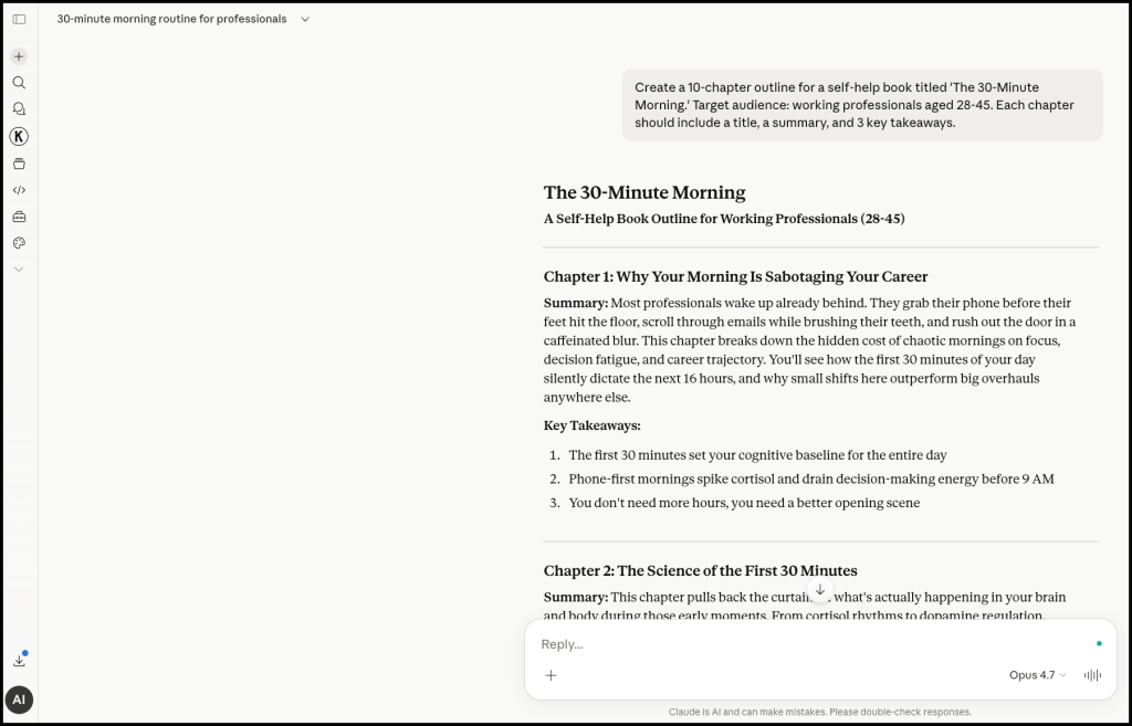 How to Write a Book with AI (Step by Step): Step Two