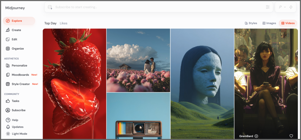 Best AI Tools to Create AI Photos of Yourself: Midjourney