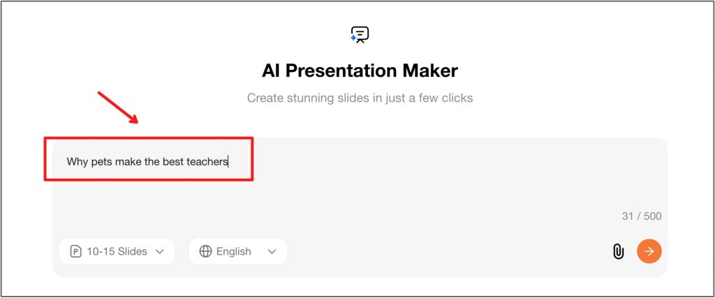 Using Oreate AI to create your PPT: Step One