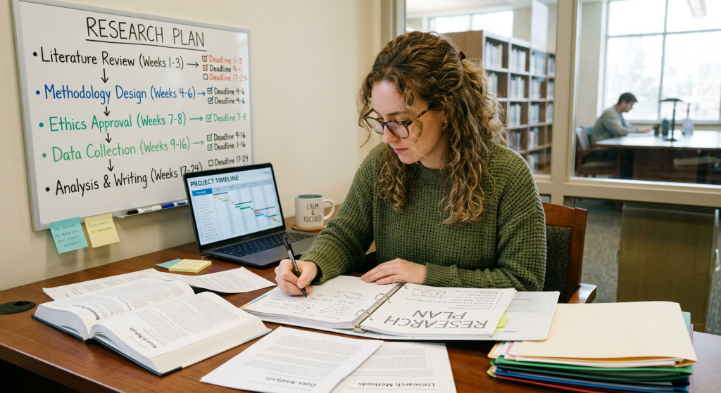Study Tips for Postgraduate Students: Develop a Clear and Realistic Research Plan